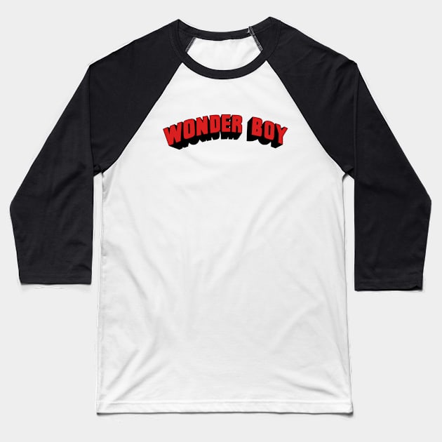 Wonder Boy Baseball T-Shirt by CoverTales